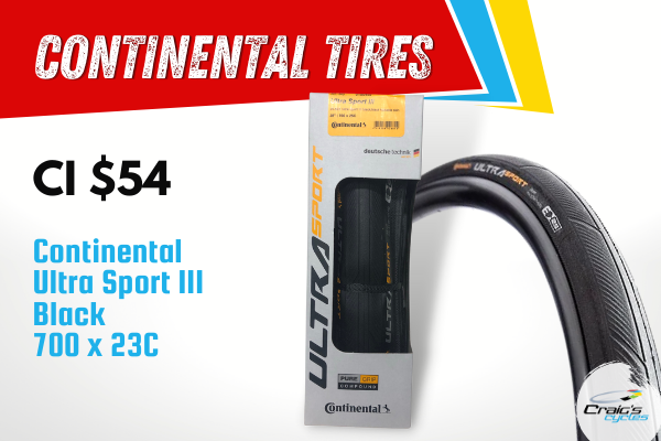 Ultra Sport III Tire, Black, 700 x 23c